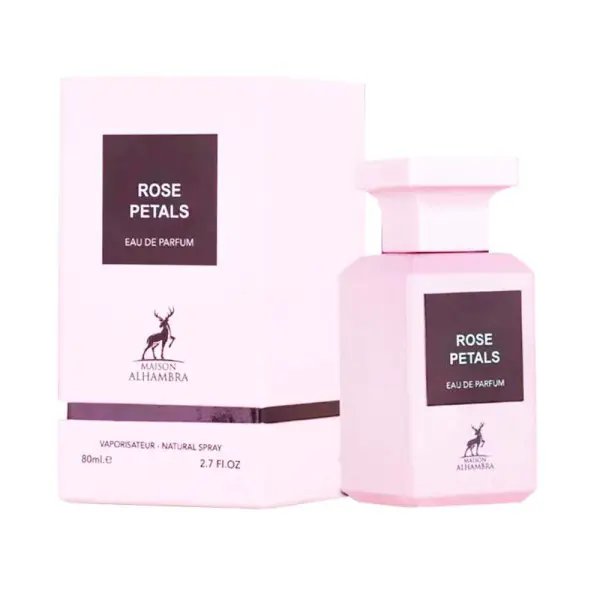 Lattafa Alhambra Rose Petals Eau De Parfum 80ml  – Perfume 