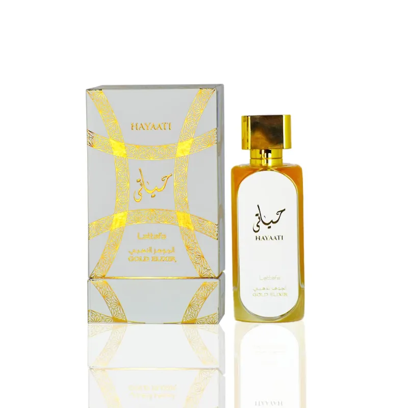 Lattafa Hayaati Gold Elixir Eau De Parfum 100ml – Perfume Lattafa Hayaati Gold Elixir Eau De Parfum 100ml – Perfume