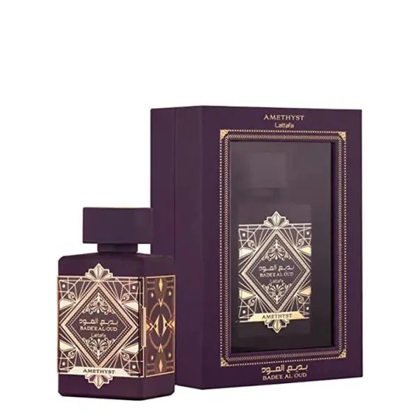 Lattafa Amethyst Badee Al Oud Eau De Parfum 100ml  – Perfume Ámbar Vainillo