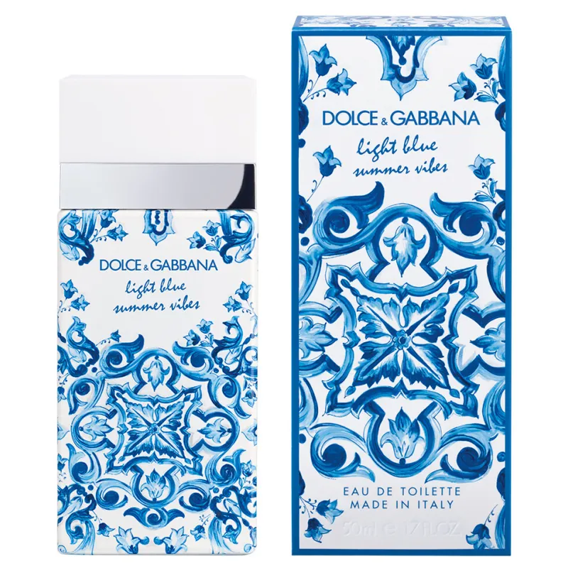 Dolce & Gabbana Light Blue Summer Vibes Eau De Toilette 100ml  – Perfume Almizcle Floral Amaderado