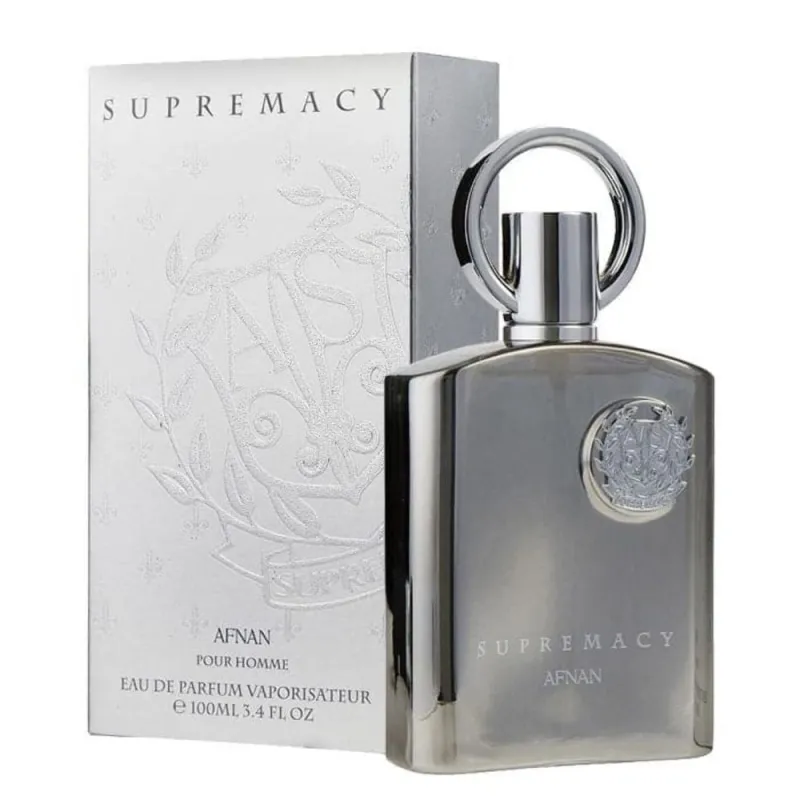 Afnan Supremacy Silver Eau De Parfum 100ml – Perfume Almizcle Amaderado Floral