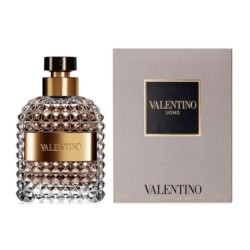 Valentino Uomo Eau De Toilette 100ml  – Perfume Avellano, Chocolate Y Granos De Café Tostado