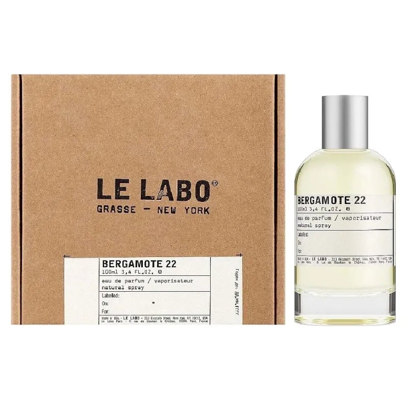 Le Labo Bergamote 22 Eau De Parfum 100ml – Perfume Cítrico Aromático Amaderado