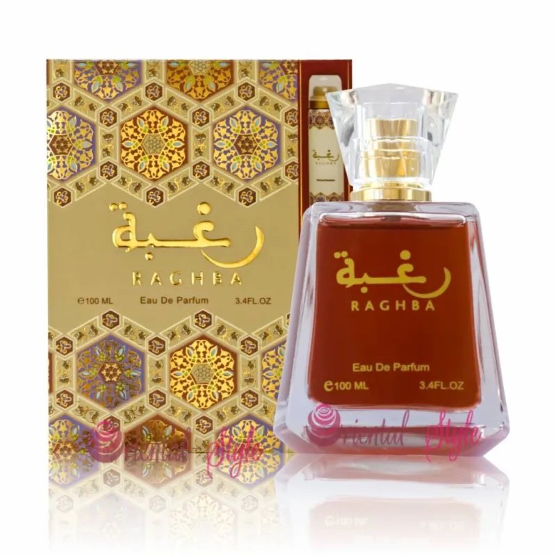 Lattafa Raghba Eau De Parfum 100ml – Perfume Ámbar Vainillo