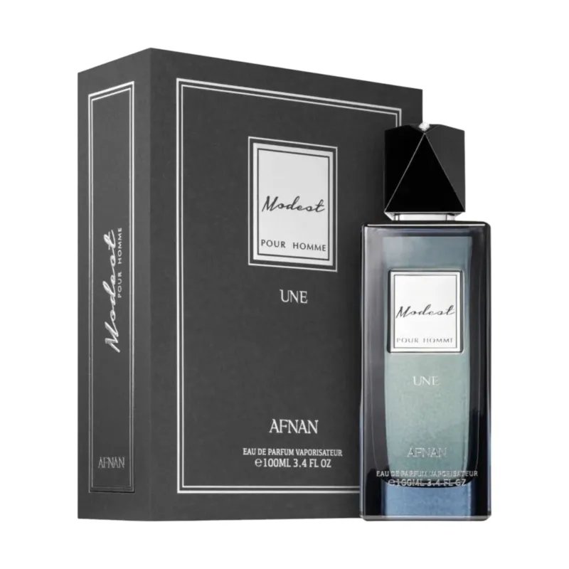Afnan Modest Une Pour Homme Eau De Parfum 100ml – Perfume Fresco Especiado Cítrico Aromático