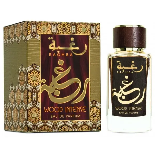 Lattafa Raghba Wood Intense Eau De Parfum 100ml  – Perfume Ámbar Amaderado