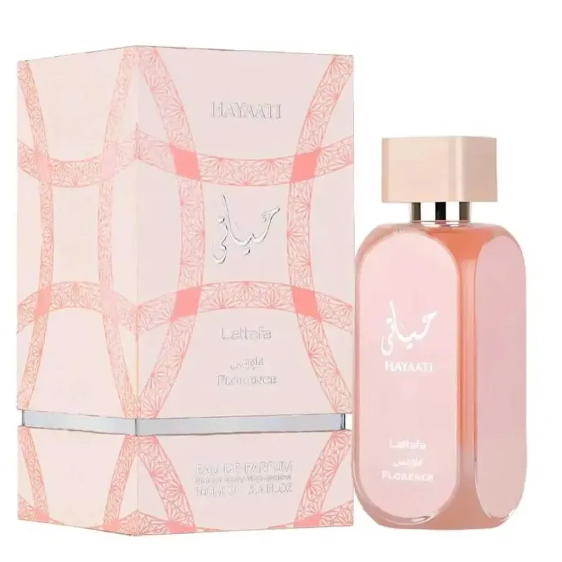 Lattafa Hayaati Florence Eau De Parfum 100ml – Perfume Floral Frutal Gourmand