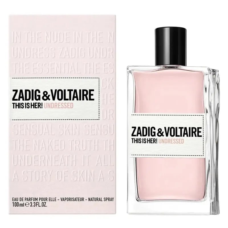 Zadig & Voltaire This Is Her! Undressed Eau De Parfum 100ml – Perfume Almizcle Floral Amaderado Zadig & Voltaire This Is Her! Undressed Eau De Parfum 100ml – Perfume Almizcle Floral Amaderado