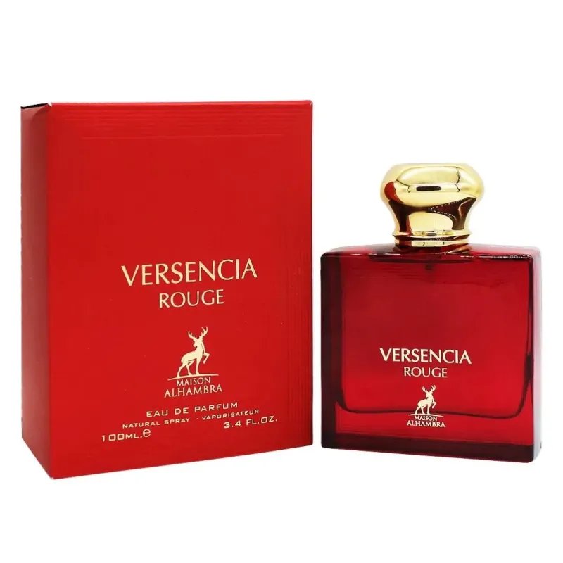 Lattafa Alhambra Versencia Rouge Eau De Parfum 100ml – Perfume Amaderado Especiado Lattafa Alhambra Versencia Rouge Eau De Parfum 100ml – Perfume Amaderado Especiado