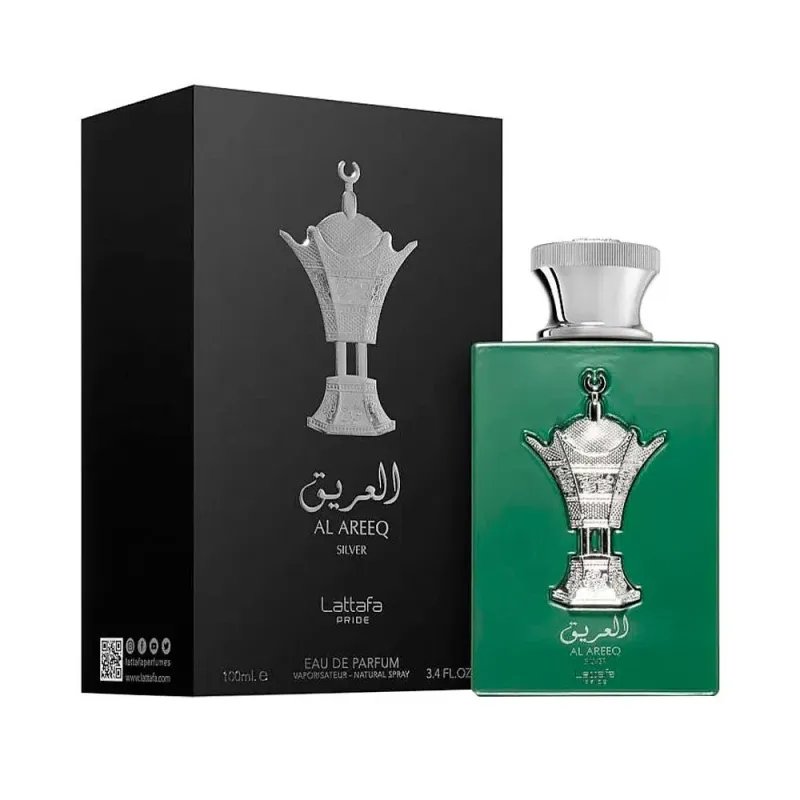 Lattafa Al Areeq Silver Eau De Parfum 100ml – Perfume Amaderado Aromático