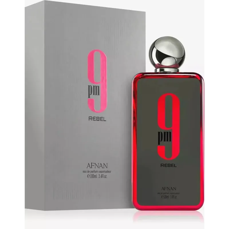 Afnan 9 Pm Rebel Eau De Parfum 100ml – Perfume Aromático Frutal Afnan 9 Pm Rebel Eau De Parfum 100ml – Perfume Aromático Frutal