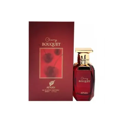 Afnan Cherry Bouquet Eau De Parfum 80ml  – Perfume Floral Frutal Gourmand