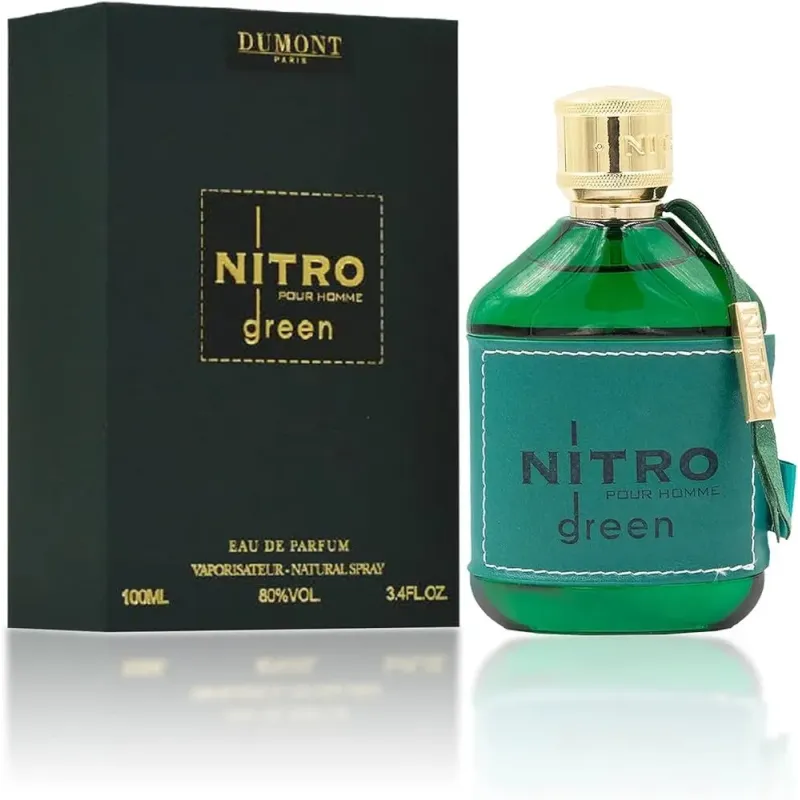 Dumont Nitro Green Eau De Parfum 100ml – Perfume Aromático Fougère