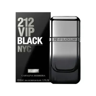 PERFUME CAROLINA HERRERA 212 VIP BLACK ELIXIR Carolina Herrera 212 Vip Black Elixir Eau De Parfum 100ml – Perfume Oriental Fougère
