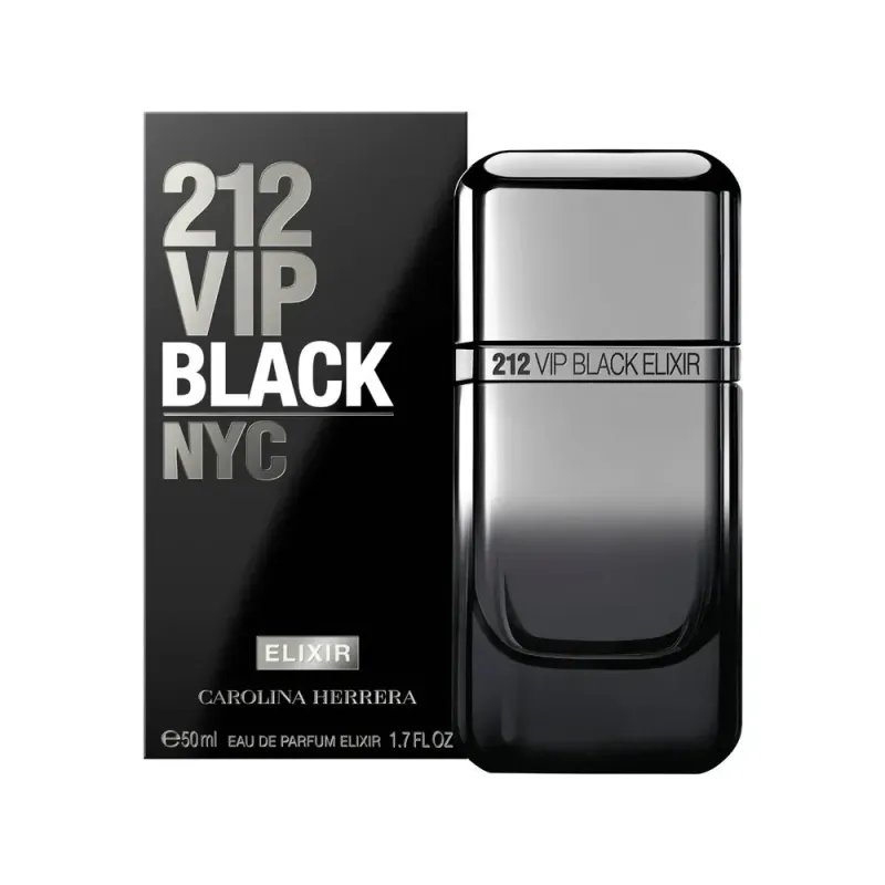 Carolina Herrera 212 Vip Black Elixir Eau De Parfum 100ml – Perfume Oriental Fougère Carolina Herrera 212 Vip Black Elixir Eau De Parfum 100ml – Perfume Oriental Fougère