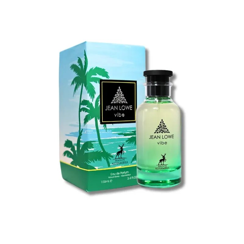 Lattafa Alhambra Jean Lowe Vibe Eau De Parfum 100ml  – Perfume Aromático Frutal