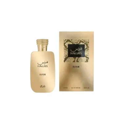 PERFUME RASASI HAWAS ELIXIR Rasasi Hawas Elixir Eau De Parfum 100ml – Perfume Amaderado Especiado