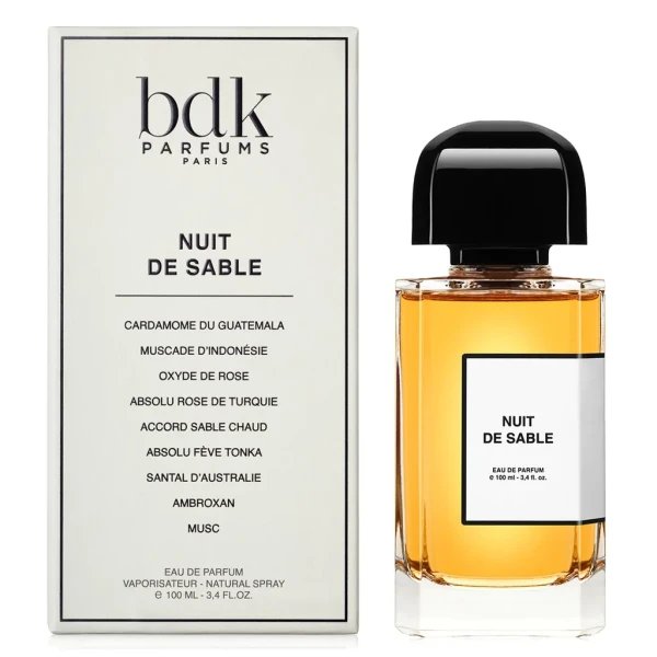 Bdk Parfums Nuit De Sable Eau De Parfum 100ml  – Perfume Amaderado Especiado