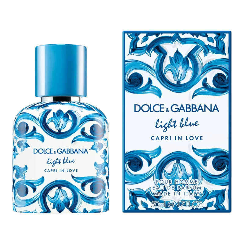 Dolce Gabbana Light Blue Capri In Love Pour Homme Eau De Parfum 100ml – Perfume Amaderado Aromático