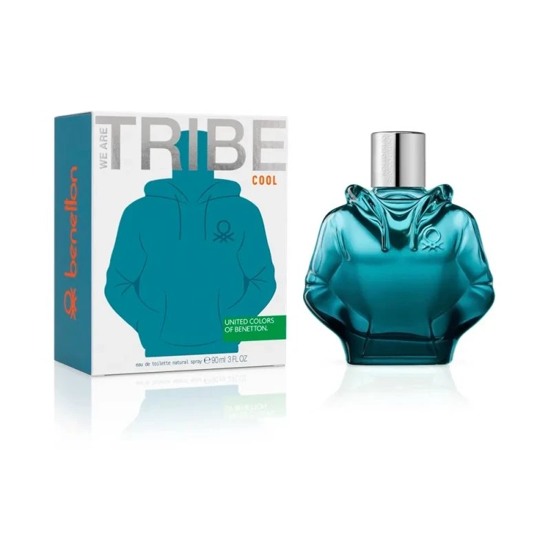 Benetton We Are Tribe Cool Eau De Parfum 100ml  – Perfume Amaderado Aromático