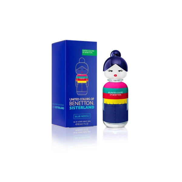 Benetton Sisterland Blue Neroli Eau De Parfum 80ml  – Perfume Cítrico
