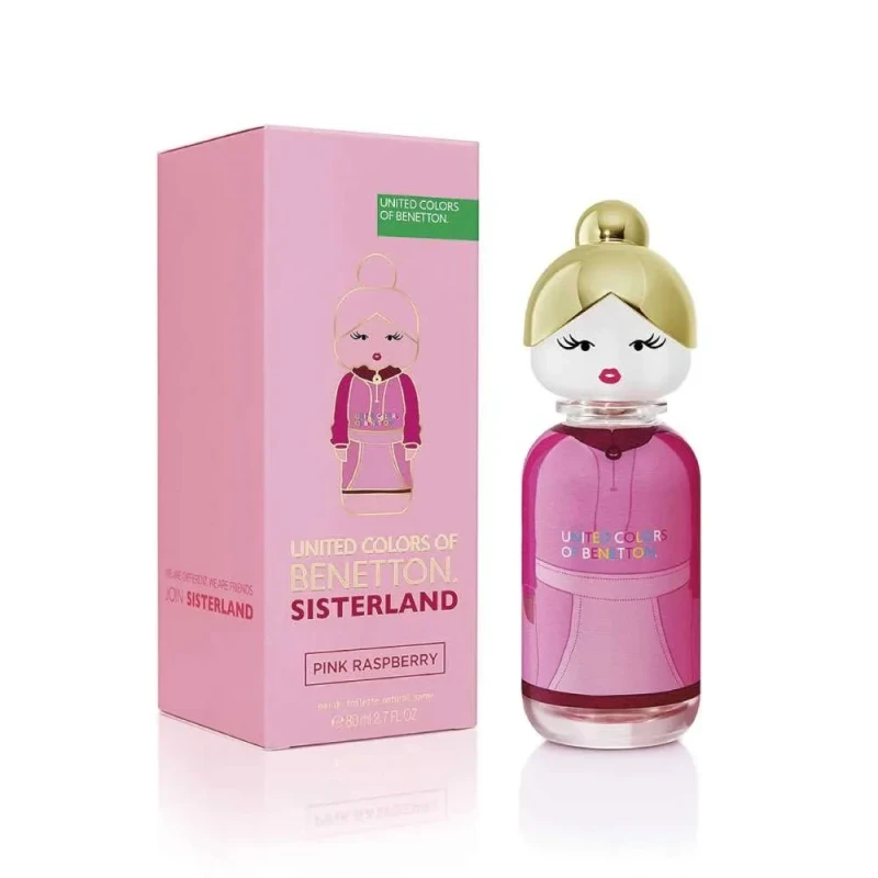 Benetton Sisterland Pink Raspberry Eau De Parfum 80ml – Perfume Floral Frutal