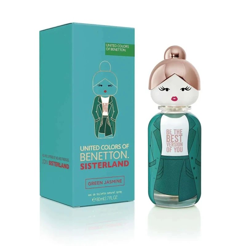 Benetton Sisterland Green Jasmine Eau De Parfum 80ml – Perfume Floral Frutal