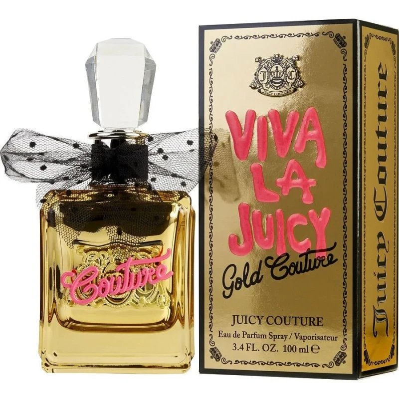 Juicy Couture Viva La Juicy Gold Couture Eau De Parfum 100ml – Perfume Floral Frutal Gourmand