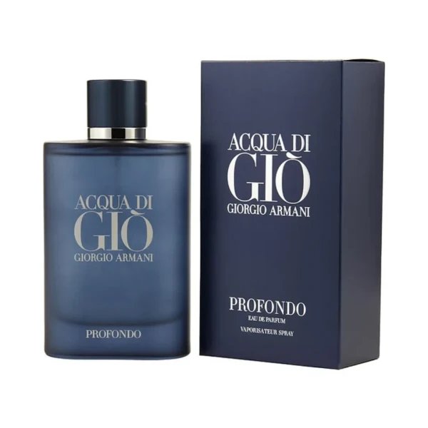 Giorgio Armani Acqua Di Gio Profondo Eau De Toilette Eau De Toilette 100ml  – Perfume Aromático Acuático