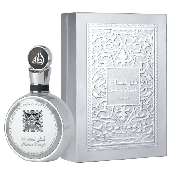 Lattafa Perfumes Fakhar Platin Eau De Parfum 100ml  – Perfume Aromático Fougère
