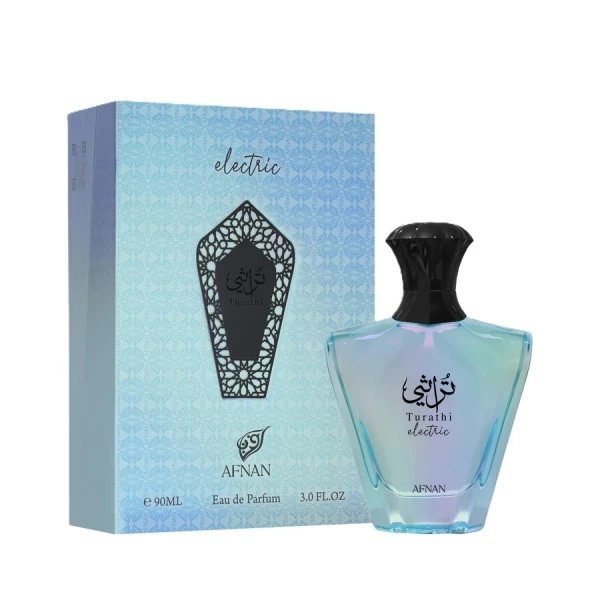 Afnan Turathi Electric Eau De Parfum 90ml  – Perfume Aromático Frutal
