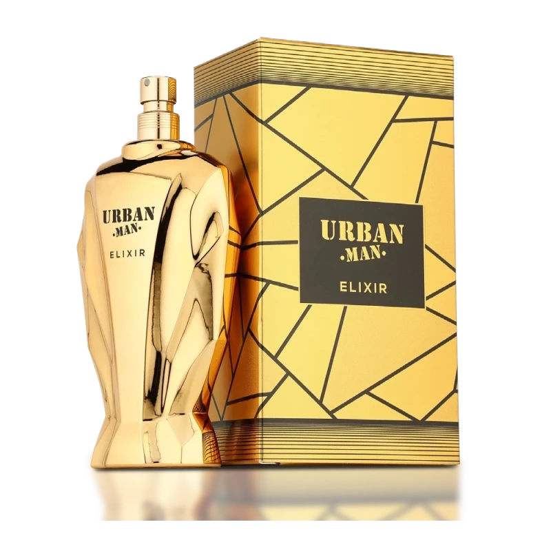 Fragrance World Urban Man Elixir Eau De Parfum 100ml – Perfume Amaderado Aromático Fragrance World Urban Man Elixir Eau De Parfum 100ml – Perfume Amaderado Aromático