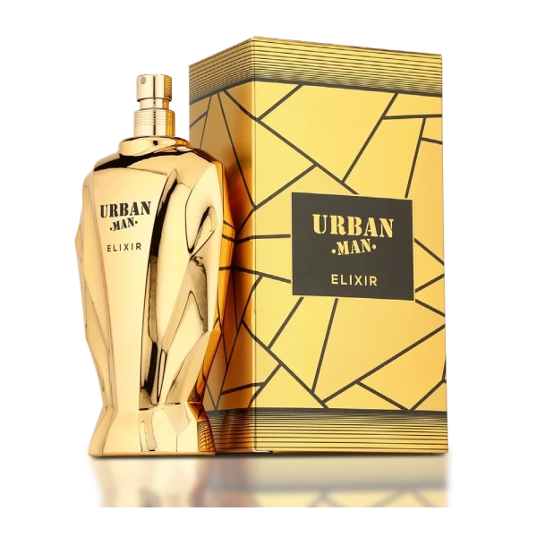 Fragrance World Urban Man Elixir Eau De Parfum 100ml  – Perfume Amaderado Aromático