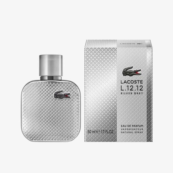 Lacoste Fragrances L.12.12 Silver Grey Eau De Parfum 100ml  – Perfume Aromático Fougère