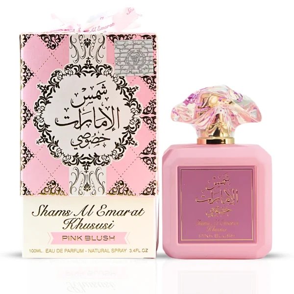 Ard Al Zaafaran Shams Al Emarat Pink Blush Eau De Parfum 100ml  – Perfume Floral Frutal Gourmand