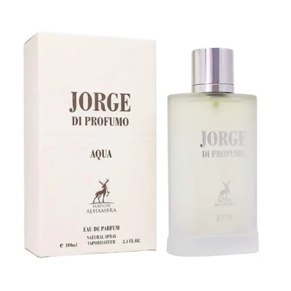 Lattafa Perfumes Jorge Di Profumo Aqua Eau De Parfum 100ml  – Perfume Cítrico Aromático