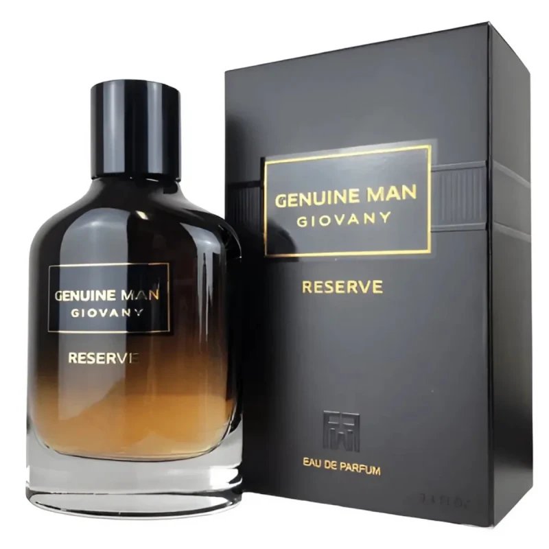 Fragance World Genuine Man Giovany Reserve Eau De Parfum 100ml – Perfume Oriental Amaderado