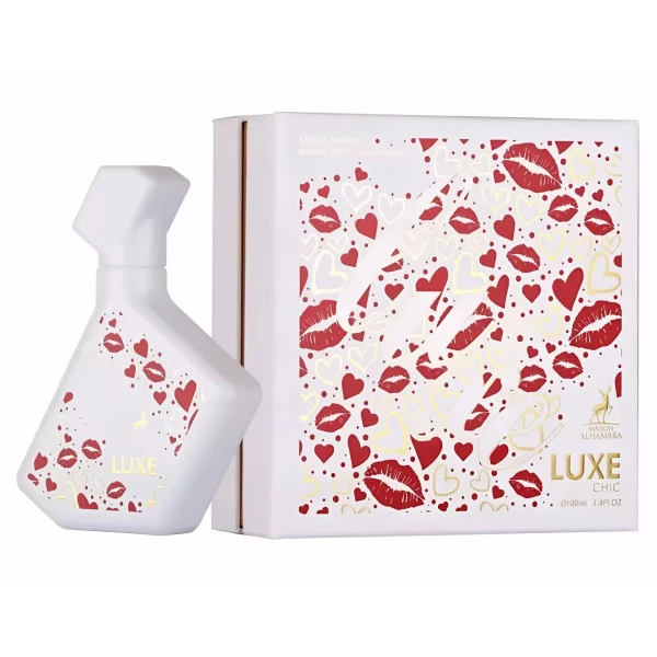 Lattafa Alhambra Luxe Chic Eau De Parfum 100ml  – Perfume Almizcle Floral Amaderado