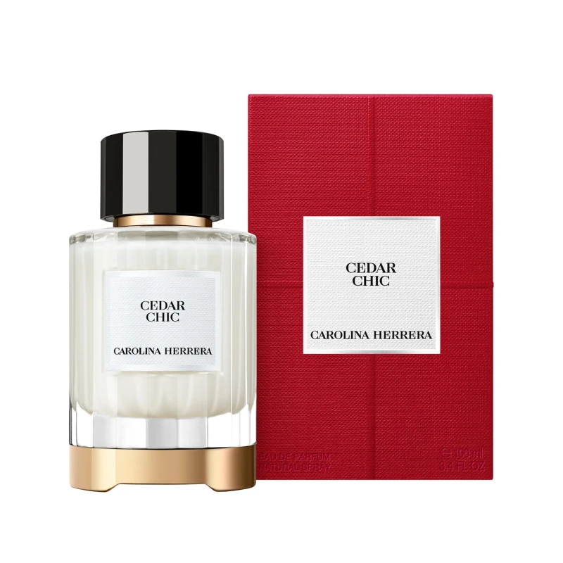 Carolina Herrera Cedar Chic Eau De Parfum 100ml  – Perfume Almizcle Floral Amaderado