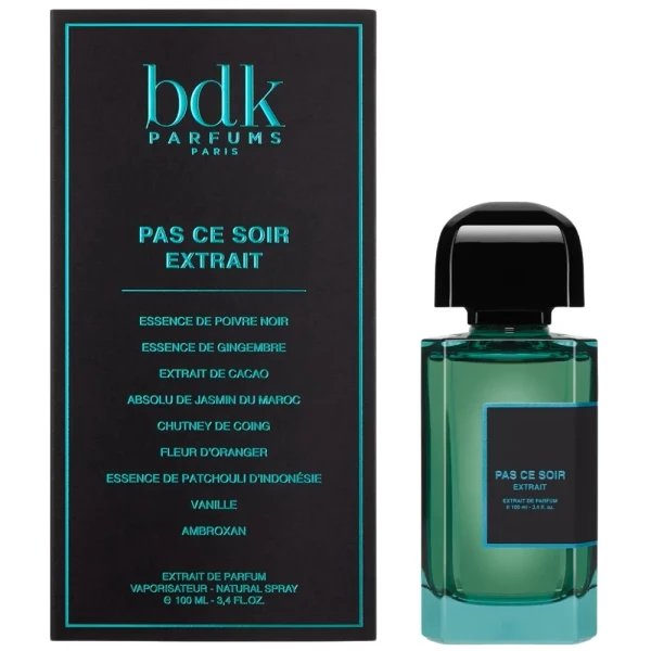 Bdk Parfums Pas Ce Soir Extrait Parfum 100ml  – Perfume Oriental Floral