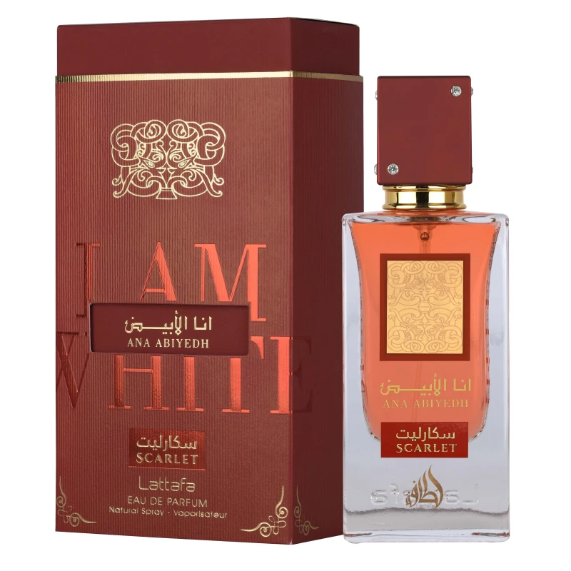 Lattafa Perfumes Ana Abiyedh Scarlet Eau De Parfum 100ml  – Perfume Floral Frutal Gourmand