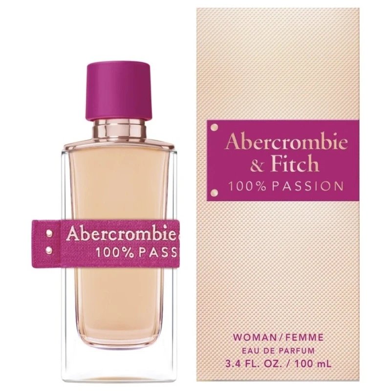 Abercrombie & Fitch 100% Passion Woman Eau De Parfum 100ml – Perfume Oriental Floral Abercrombie & Fitch 100% Passion Woman Eau De Parfum 100ml – Perfume Oriental Floral