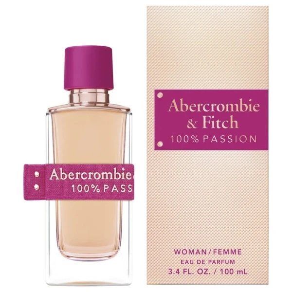 Abercrombie & Fitch 100% Passion Woman Eau De Parfum 100ml  – Perfume Oriental Floral