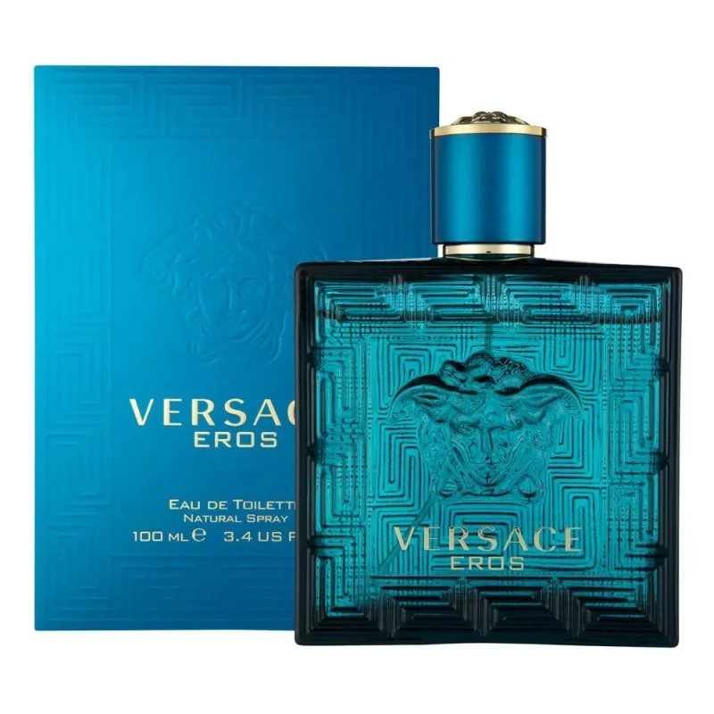 Versace Eros Eau De Toilette 100ml – Perfume Aromático Fougère Versace Eros Eau De Toilette 100ml – Perfume Aromático Fougère