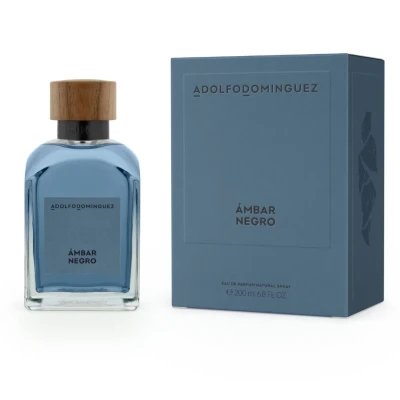 PERFUME ADOLFO DOMINGUEZ AMBAR NEGRO Adolfo Domínguez Ambar Negro Eau De Parfum 120ml – Perfume Oriental Especiado