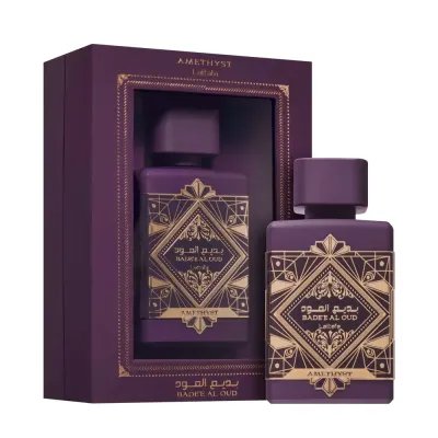 LATTAFA BADE AL OUD AMETHYS (ATOMIC ROSE TWIST) Lattafa Amethyst Badee Al Oud Eau De Parfum 100ml – Perfume Ámbar Vainillo