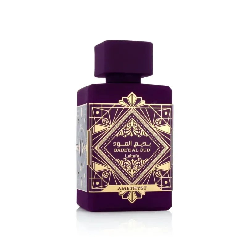 Lattafa Amethyst Badee Al Oud Eau De Parfum 100ml – Perfume Ámbar Vainillo Lattafa Amethyst Badee Al Oud Eau De Parfum 100ml – Perfume Ámbar Vainillo