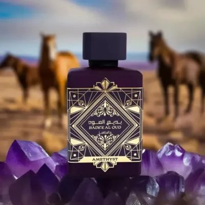 Gliss Beauty | Badee Al Oud Amethys Lattafa Amethyst Badee Al Oud Eau De Parfum 100ml – Perfume Ámbar Vainillo