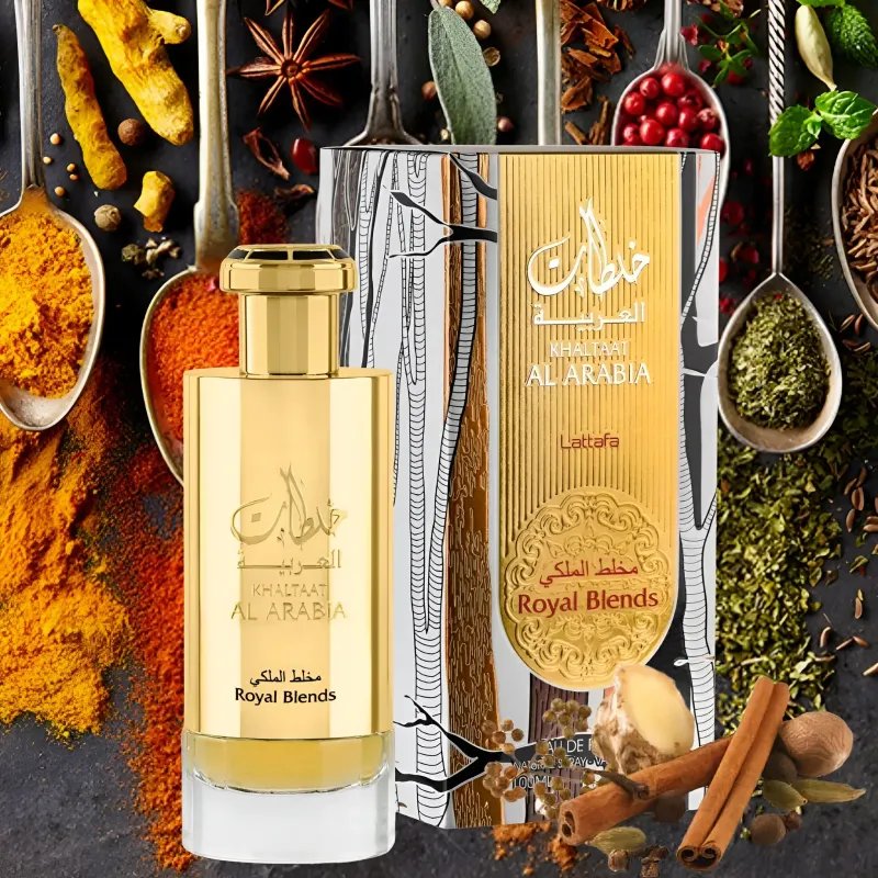 Lattafa Khaltaat Al Arabia Royal Blends Eau De Parfum 100ml – Perfume Oriental Especiado Lattafa Khaltaat Al Arabia Royal Blends Eau De Parfum 100ml – Perfume Oriental Especiado