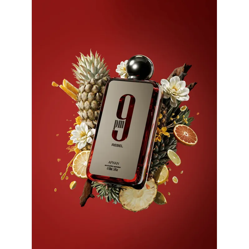 Afnan 9 Pm Rebel Eau De Parfum 100ml – Perfume Aromático Frutal Afnan 9 Pm Rebel Eau De Parfum 100ml – Perfume Aromático Frutal